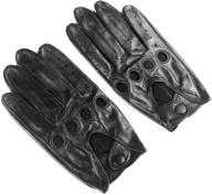 ambesi classic lambskin leather driving men's accessories in gloves & mittens logo