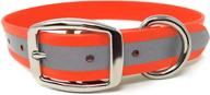 regal dog products heavy duty reflective dog collar - adjustable with durable metal buckle and rings | anti-odor, chew resistant, waterproof collar for small, medium, large dogs logo