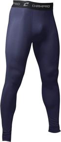 img 4 attached to CHAMPRO Mens Compression Tight Sports & Fitness