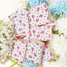 img 3 attached to 🌸 Optimized 72-Pack of Vintage Floral Design Facial Tissue Packs