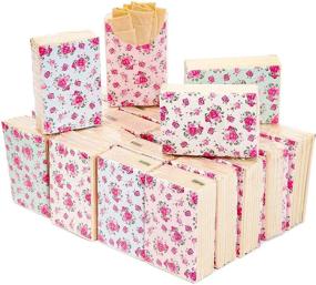 img 4 attached to 🌸 Optimized 72-Pack of Vintage Floral Design Facial Tissue Packs