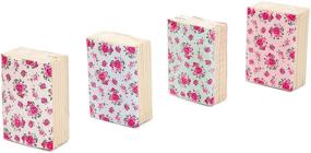 img 1 attached to 🌸 Optimized 72-Pack of Vintage Floral Design Facial Tissue Packs