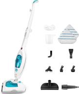 🧹 versatile 12 in 1 detachable steam mop for hardwood and tile floors - powerful home use cleaner for carpet, laminate and hardwood floors logo