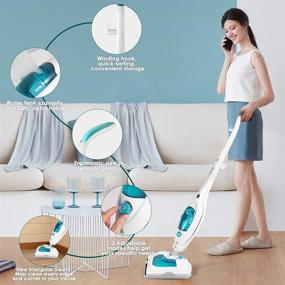 img 1 attached to 🧹 Versatile 12 in 1 Detachable Steam Mop for Hardwood and Tile Floors - Powerful Home Use cleaner for Carpet, Laminate and Hardwood Floors