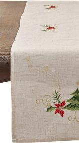 img 2 attached to SARO LIFESTYLE Embroidered Christmas Natural Food Service Equipment & Supplies