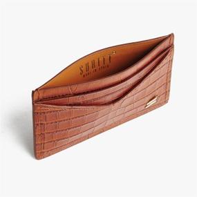 img 3 attached to 👔 Premium Leather Suritt Holder: Choose from a Wide Range of Colors - Stylish Men's Accessories