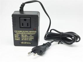 img 2 attached to Simran SMF-200 Deluxe 200 Watts Step Down Voltage Converter: Perfect for International Travel to 220V/240V Countries; Great for Laptops, Cameras, iPhones, BlackBerry, iPods, and More!