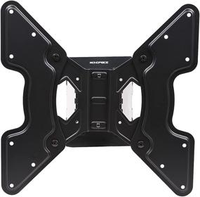 img 3 attached to 📺 Monoprice Ultra-Slim Articulating TV Wall Mount Bracket | 32in-55in, 66lbs Max Weight | 1.5in-10.7in Extension Range | VESA 400x400 | Works with Concrete & Brick | Black