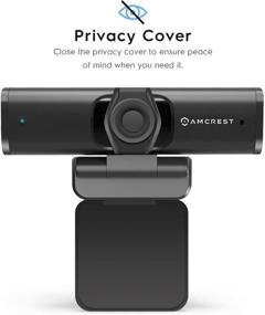 img 2 attached to 📷 Amcrest AWC897 4K Webcam with Privacy Cover, USB Camera for PC/Desktop & Laptop, HD Streaming Webcam with Mic, Wide Angle Lens & Superior Low Light Sensor