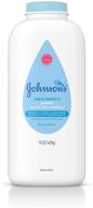 👶 johnson's baby powder: 6-pack pure cornstarch with aloe & vitamin e, 15-ounce bottles - gentle, nourishing, and bulk value! logo