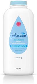 img 3 attached to 👶 Детский порошок Johnson's: 6 пачек чистого кукурузного крахмала с алоэ и витамином Е, бутылки по 15 унций - мягкий, питательный и выгодный объем!