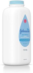 img 2 attached to 👶 Детский порошок Johnson's: 6 пачек чистого кукурузного крахмала с алоэ и витамином Е, бутылки по 15 унций - мягкий, питательный и выгодный объем!