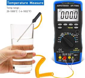 img 1 attached to Multimeter Temperature Resistance Continuity Capacitance