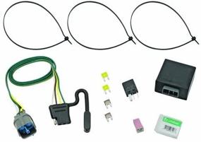 img 4 attached to 🔌 Tow Ready Tekonsha T-One T-Connector Harness, 4-Way Flat, Compatible with Honda Pilot, Ridgeline - Black (118491)