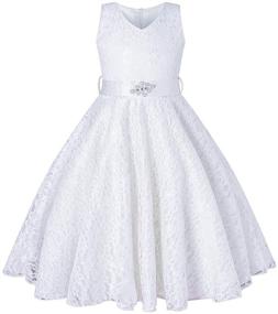 img 4 attached to 👗 Captivating Glitter Vintage Pageant Girls' Dresses by BEAUTY CHARM