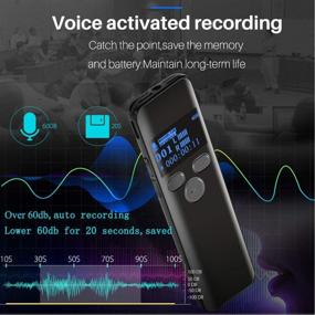 img 1 attached to Digital Voice Activated Recorder Lectures Portable Audio & Video