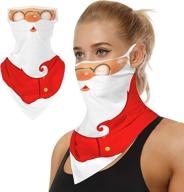 🎄 christmas jspa women's seamless multi-functional balaclavas: optimized accessories in scarves & wraps logo