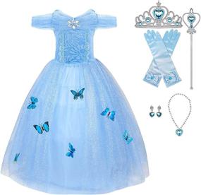 img 4 attached to 🦋 Enchanting GJDAMFD Butterfly Princess Accessories for Mesmerizing Costumes