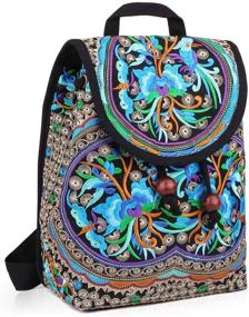 img 2 attached to Mazexy Handmade Embroidered Shoulder Cross Body Women's Handbags & Wallets: Chic and Practical Shoulder Bags Collection