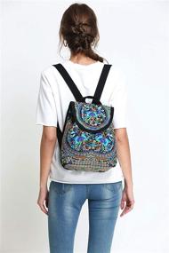 img 3 attached to Mazexy Handmade Embroidered Shoulder Cross Body Women's Handbags & Wallets: Chic and Practical Shoulder Bags Collection