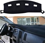 speedwow custom fit dashboard cover mat carpet for 2002-2005 dodge ram 1500 2500 3500 logo