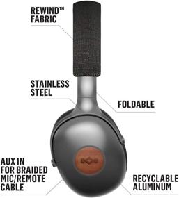 img 2 attached to House Of Marley Positive Vibration XL: Over-Ear Headphones With Microphone