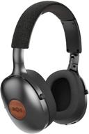 house of marley positive vibration xl: over-ear headphones with microphone logo