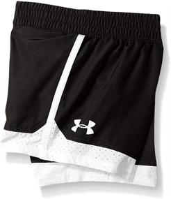 img 1 attached to Шорты Under Armour для маленьких девочек: улучшенная активная одежда для молодых девочек.