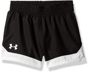 img 2 attached to Шорты Under Armour для маленьких девочек: улучшенная активная одежда для молодых девочек.