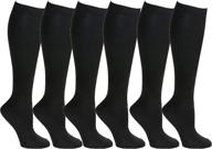 🧦 packo socks compression socks for women & men - medical, nursing, hiking, recovery, travel & flight - black s/m логотип