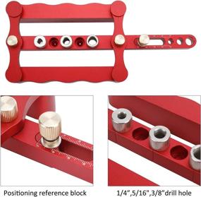 img 2 attached to Tysun Self Centering Dowelling Jig: Ultimate Wood Dowel Hole Drilling Guide for Woodworking