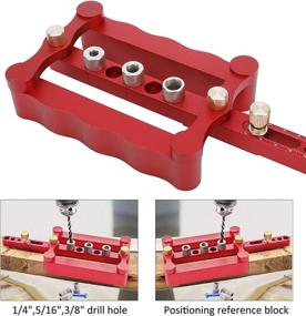 img 1 attached to Tysun Self Centering Dowelling Jig: Ultimate Wood Dowel Hole Drilling Guide for Woodworking