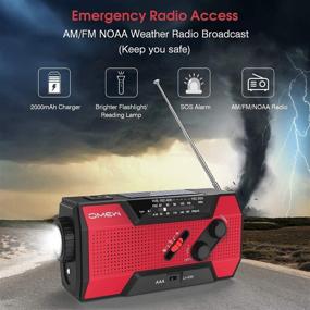img 3 attached to Emergency Radio HUAXUS Portable Flashlight Emergencies
