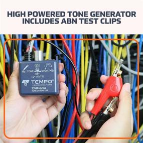 img 1 attached to 🔧 Multifunctional 801K Tone Generator and Filtered Probe Kit: Comprehensive Wire and Cable Tracer Package (Newest Model) from Tempo Communications