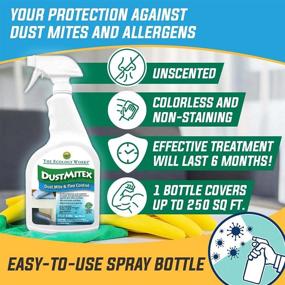 img 1 attached to 🌿 The Ecology Works DustmiteX Spray (32oz) - Allergen Control for Dust Mites and Fleas, Hypoallergenic Formula for Fabrics, Furniture, Pet Bedding & More