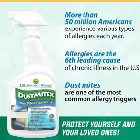 img 3 attached to 🌿 The Ecology Works DustmiteX Spray (32oz) - Allergen Control for Dust Mites and Fleas, Hypoallergenic Formula for Fabrics, Furniture, Pet Bedding & More