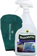 🌿 the ecology works dustmitex spray (32oz) - allergen control for dust mites and fleas, hypoallergenic formula for fabrics, furniture, pet bedding & more logo