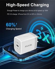 img 3 attached to ⚡️ Powerful USB C Charger Bundle for Google Pixel 5 4 4a 4XL 3, Samsung Galaxy S21+ S21 5G S20 S10 S9 S8 A51 A71 A10 Note 20, 18W PD Wall Charger+30W Car Charger+2 x 60W USB C to USB-C Cables, Fast Charge 3.0