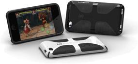 img 1 attached to Enhanced Protection with Speck CandyShell Grip Case for iPod touch 4G (Black)