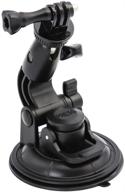 exshow big suction cup mount with 1/4-20 adapter: perfect gopro hero session & action camera mount logo