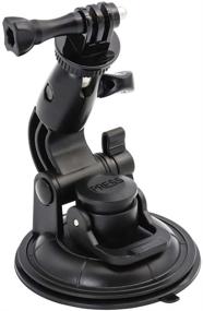 img 4 attached to EXSHOW Big Suction Cup Mount with 1/4-20 Adapter: Perfect GoPro Hero Session & Action Camera Mount