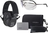 🔒 ultimate protection: titus earmuff glasses combo - low profile логотип