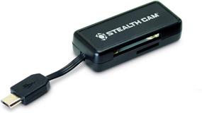 img 4 attached to Stealth Cam Micro USB OTG Memory Card Reader: Enhanced Android Device Compatibility, Black, STC-SDCRAND