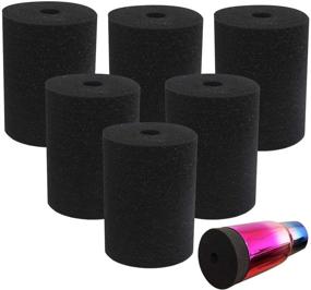 img 4 attached to 🧼 Flexible Tumbler Crafting Foam - Set of 6 Pieces for 10oz-40oz Cups, Compatible with 3/4 and 1/2 Inch PVC Pipe Cup Turners