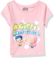 👚 футболка для малышей bubble guppies "heather" девичья одежда - веселый и модный наряд для ваших малышей! логотип