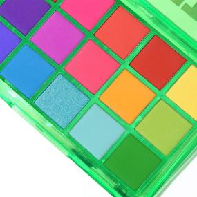 img 1 attached to 🌈 Vibrant Fruit Punch Rainbow Eyeshadow Palette: 15 Green, Purple, and Yellow Shades - UCANBE Makeup Kit for Bright, Colorful, and Blendable Eye Looks