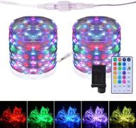 🎉 hahome extendable rope lights - 80ft 240leds | color changing outdoor string lights for patio, wedding, christmas, st. patrick's day decorations логотип