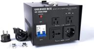 2000w st-pro auto step up & step down voltage transformer converter with us standard, universal, schuko ac outlets & dc 5v usb port by goldsource - heavy-duty 110/220v converter [3-year warranty] logo