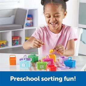 img 3 attached to 🧩 Enhance Toddler Sorting Skills with Learning Resources Sorting Surprise Picnic Baskets - A Fun Educational Toy with Fine Motor Skills Development, Preschool Learning, and 32 Pieces for Ages 3+