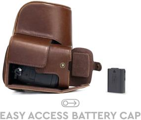 img 1 attached to 📸 Защитный кожаный футляр для камеры Sony Cyber-Shot DSC-RX10 IV & III